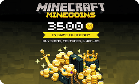 3500 Minecraft Minecoin Card (Email Delivery)